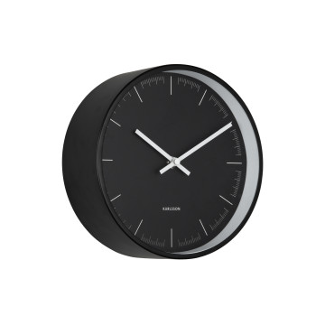 Nástenné hodiny Odense Deep Karlsson KA6172BK, 22cm